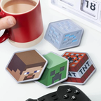 MINECRAFT - Set av 4 Metal Coasters Runns