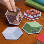 MINECRAFT - Set av 4 Metal Coasters Runns