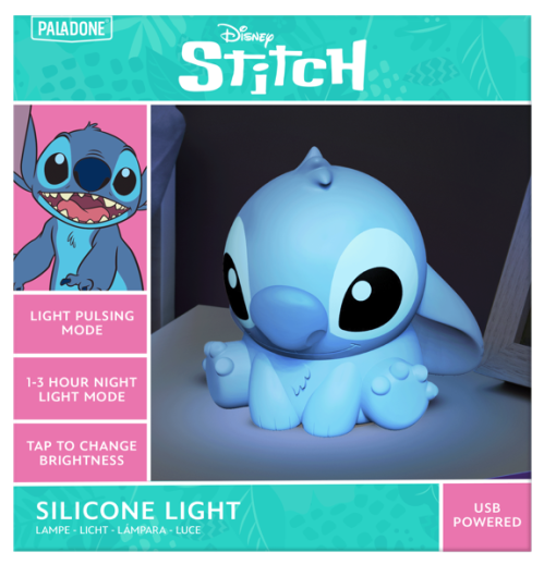 STITCH - 'SquishyGlo' Silikonlampa - 15cm Paladone