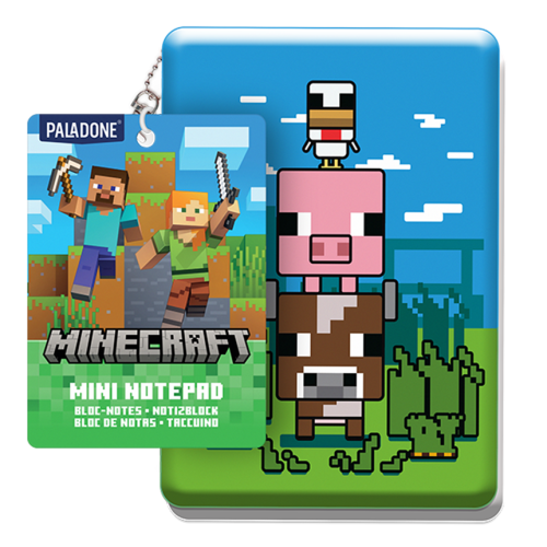 MINECRAFT - Mini Fluffy Anteckningsblock Nyckelring Paladone