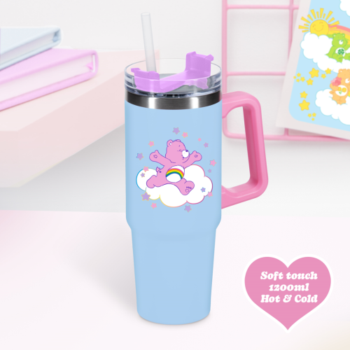 CARE BEARS - Resemugg XL 1200ml med sugrör Paladone