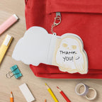 HARRY POTTER - Hedwig - Mini Fluffy Anteckningsblock Nyckelring Paladone