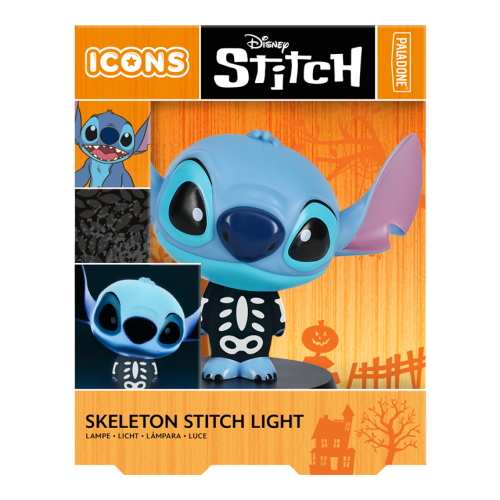 STITCH - Skeleton - Ikonlampa 10 cm Paladone