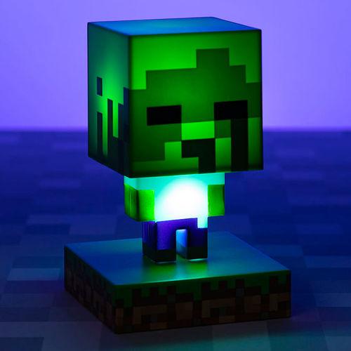 MINECRAFT - Zombie - Ikonlampa 3,9 tum Paladone