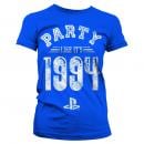 PLAYSTATION - T-Shirt Party Like It's 1994 - GIRL Blue (S) Runns