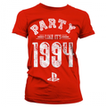 PLAYSTATION - T-shirt Party Like It's 1994 - GIRL Röd (S) Runns