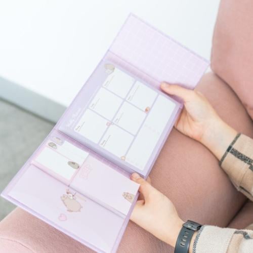 PUSHEEN - Veckoplanerare + Bloc Note Grupo Erik