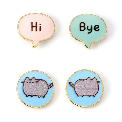 PUSHEEN - Hi & Bye - 2 Stud Earring Set Carat