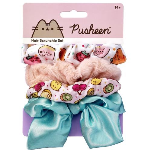 PUSHEEN - Fruits - Set of 4 Hair Scrunchies Carat