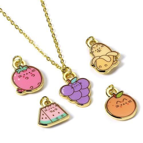 PUSHEEN - Frukter - Halsband + 5 Charmset Carat