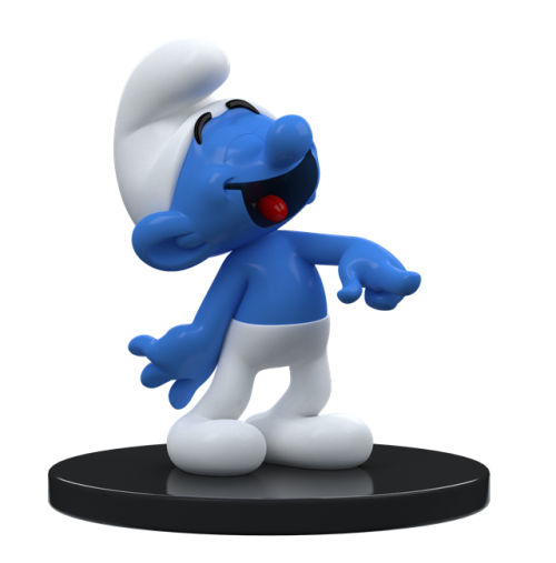 SMURF - Jokey Smurf - Figur 4 tum Puppy