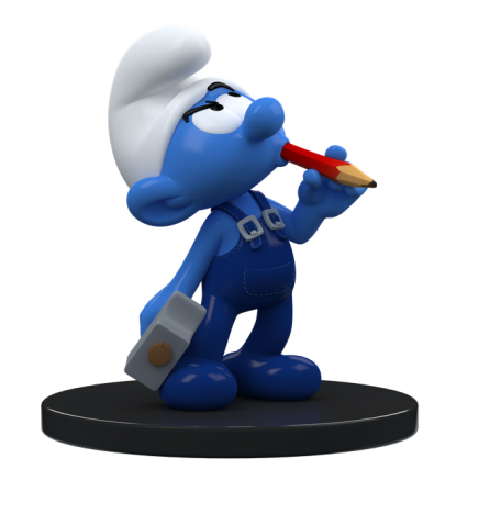 SMURF - Handy Smurf - Figur 10 cm Puppy