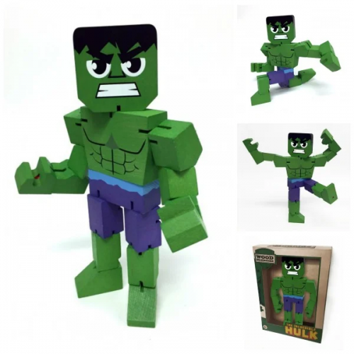 MARVEL - Träfigur - Hulk - 20Cm Runns