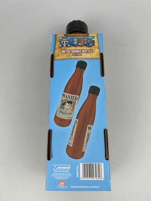 ONE PIECE - Luffy Wanted - Metallflaska - 19 oz Pyramid