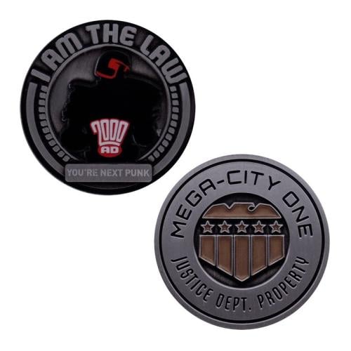 2000AD JUDGE DREDD - Mega-City One - Limited Edition Coin Fanattik