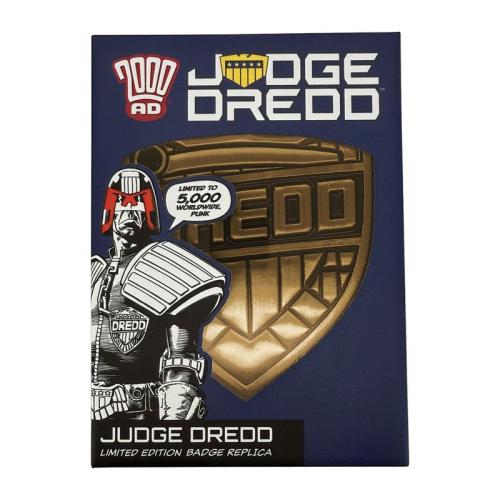 2000AD JUDGE DREDD - Badge - Replika Begränsad Utgåva Fanattik