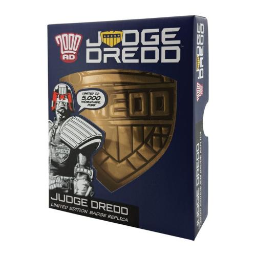 2000AD JUDGE DREDD - Badge - Replika Begränsad Utgåva Fanattik