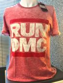 RUN DMC - T-Shirt BurnOut - Logo Vintage (S) Rockoff