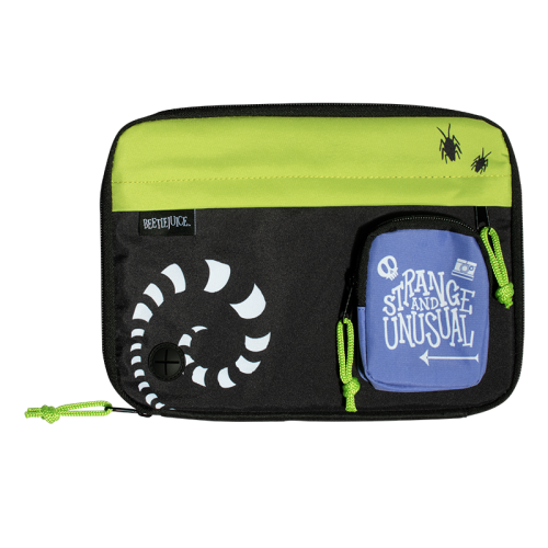 BEETLEJUICE - Strange & Unusual - Multi pocket Carry Case Blue Sky