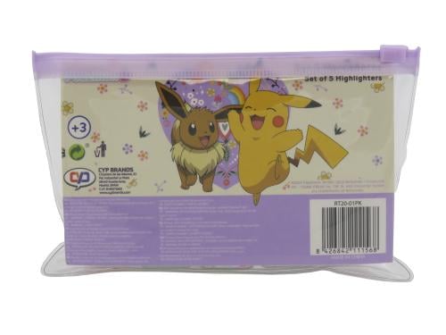 POKEMON - Flower Collection - Set de 5 Highlighters CYP