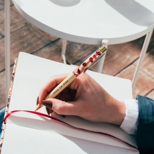 FRIDA KAHLO - Viva La Vida - Presentask A5 Premium Anteckningsbok + Penna Grupo Erik