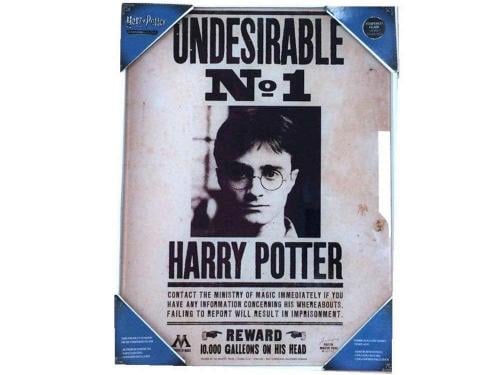HARRY POTTER - Impression en Verre - Undesirable N°1 - 30X40 Cm SD Toys