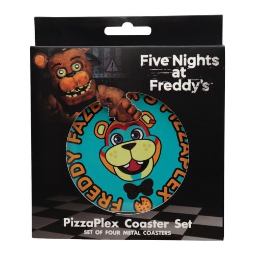 FIVE NIGHTS AT FREDDY'S - 4 Präglade Metallunderlägg Fanattik