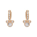 MINNIE - Mor & Dotter Set - Silver Brass Pläterad Halsband + Örhängen Peershardy