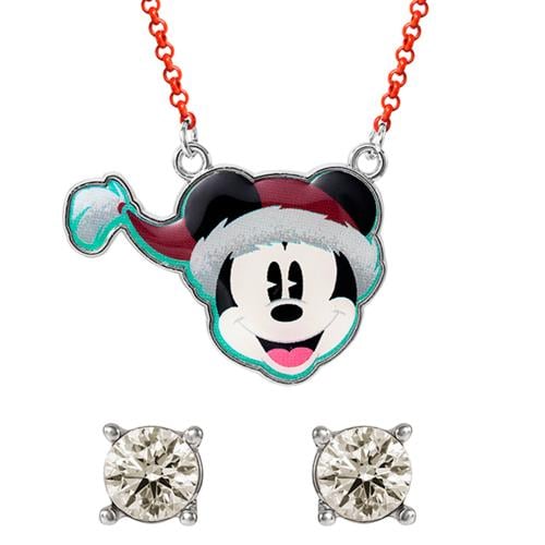 MICKEY - Xmas Set - Halsband + Par av Studörhängen Peershardy