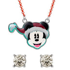 MICKEY - Xmas Set - Halsband + Par av Studörhängen Peershardy