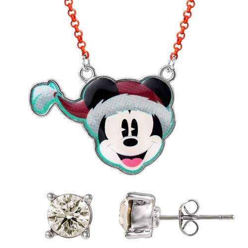 MICKEY - Xmas Set - Halsband + Par av Studörhängen Peershardy