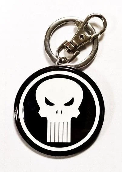 MARVEL - 3D Metal Nyckelring Blister Box - Punisher Logo Semic