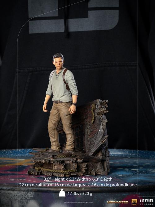 UNCHARTED - Nathan Drake - Figurtte ArtScale 1/10 Deluxe - 22cm Iron Studios