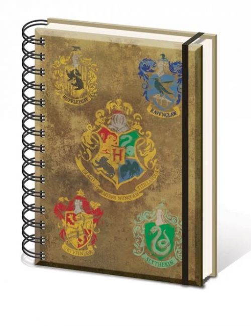 HARRY POTTER - Anteckningsblock A5 - Hogwarts Crest Pyramid