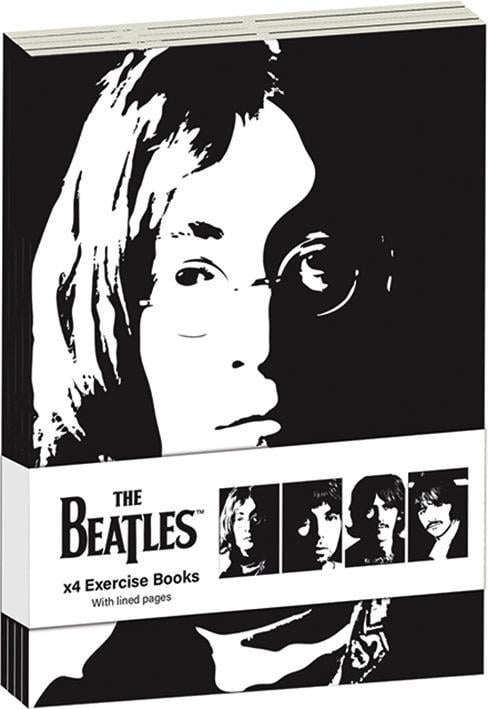 THE BEATLES - Pack 4 x Exercise Books A6 - Revolver Runns