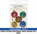 HARRY POTTER - Colourful Crest - Eraser Set Pyramid