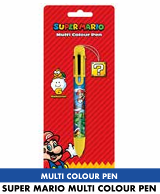 SUPER MARIO - Multi Colour Pen Pyramid
