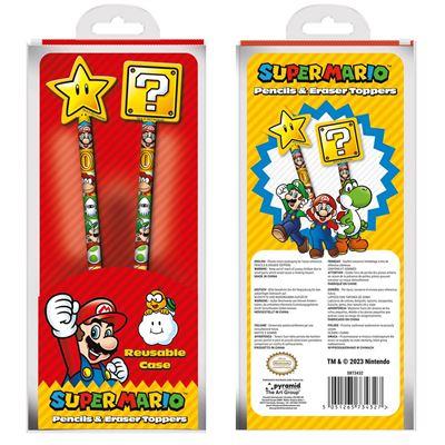SUPER MARIO - Core - Pencil Topper 2PK Pyramid