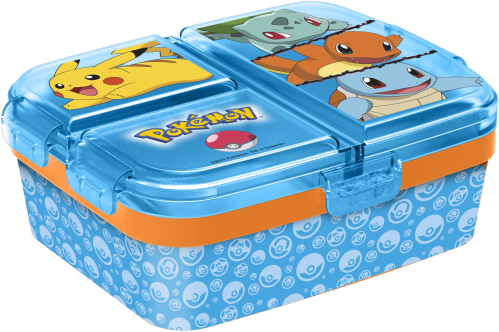 POKEMON - Starter - Lunch Box med flera fack Stor
