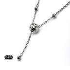 STAR WARS - Kvinnors Stainless Steel 3D Death Star Hänge S1 Studio