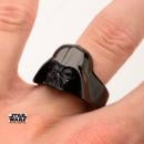 STAR WARS - Herrring i rostfritt stål med 3D Darth Vader - Storlek 10 S1 Studio