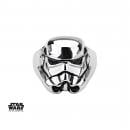STAR WARS - Herrring i rostfritt stål 3D Stormtrooper - Storlek 10 S1 Studio