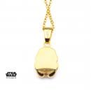 STAR WARS - Guld PVD Belagt 3D Stormtrooper Hänge med Kedja S1 Studio