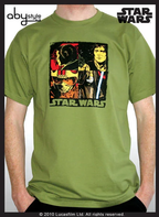 STAR WARS - T-Shirt Pop Art - Grön (S) ABYstyle