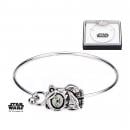 STAR WARS - Kvinnors Rostfritt Stål 3D Ewok Bangle Armband S1 Studio