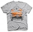 STAR WARS - T-Shirt X-Wing Fighter Helmet - H.Grey (XL) Runns
