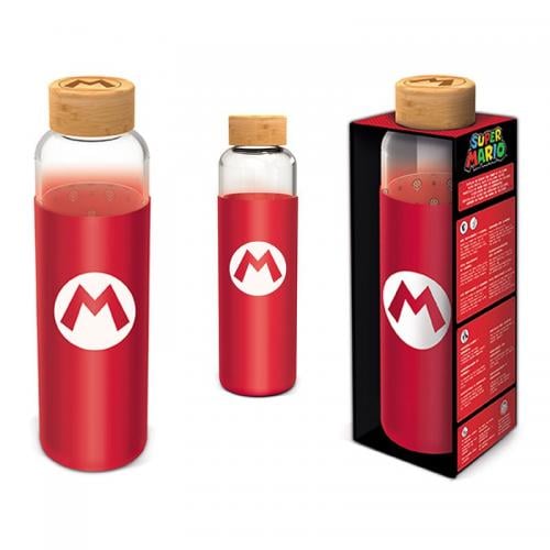 SUPER MARIO - Silikon Glaskanna - Storlek 585ml Stor