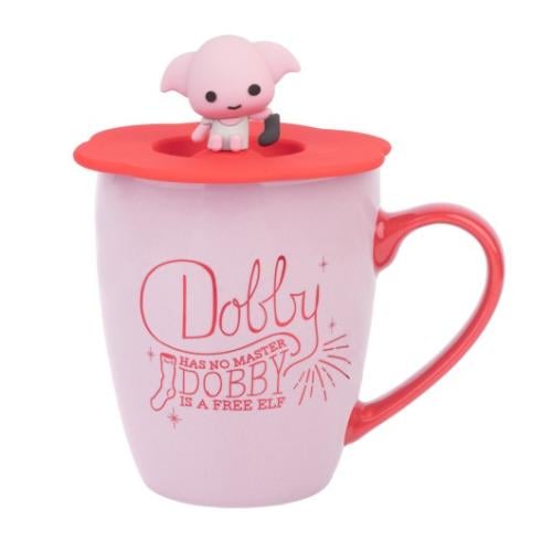 HARRY POTTER - Dobby - Mug 350ml + Silicon Lid with 3D Figure Grupo Erik