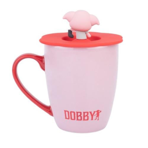 HARRY POTTER - Dobby - Mug 350ml + Silicon Lid with 3D Figure Grupo Erik