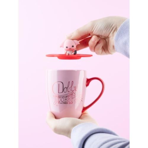 HARRY POTTER - Dobby - Mug 350ml + Silicon Lid with 3D Figure Grupo Erik